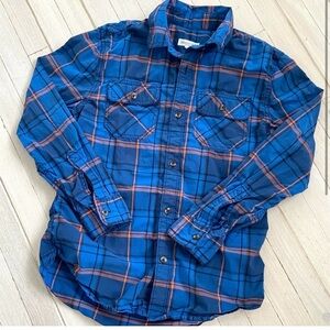 Tucker + Tate Flannel Plaid Shirt in Blue Plaid